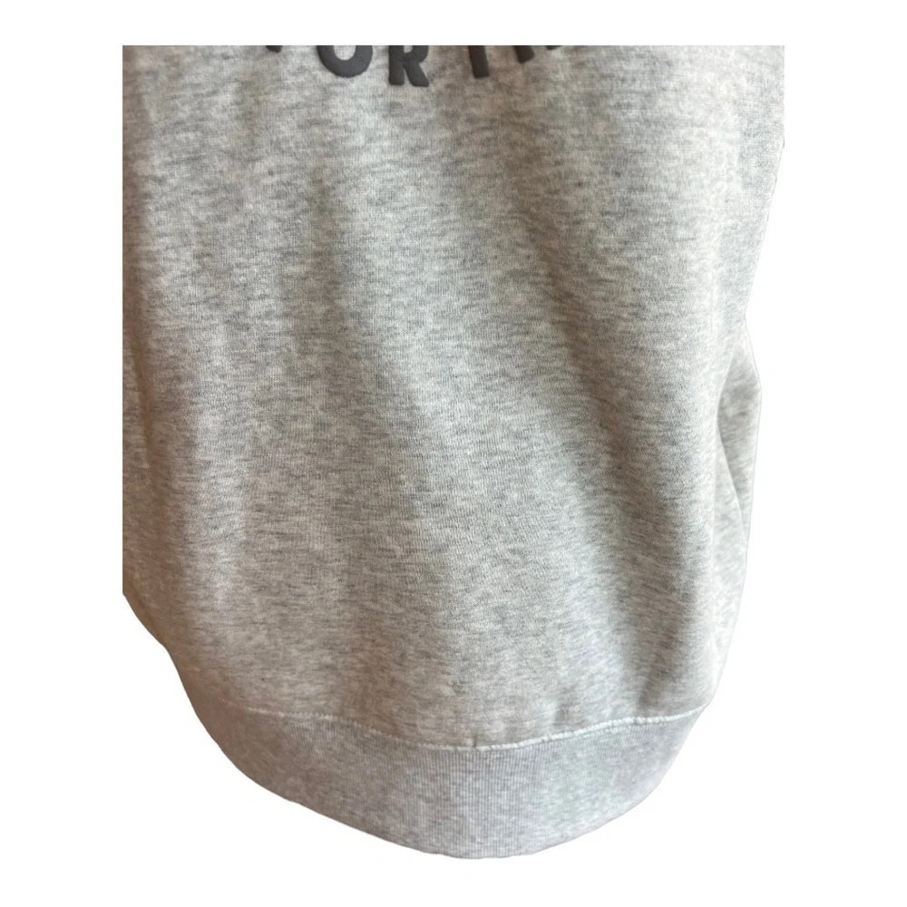 MEN TRUE RELIGION Logo Core ZIP UP OATMEAL Heather Fleece Hooded size large